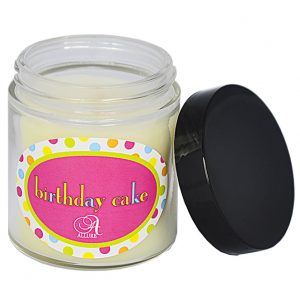 Birthday Cake Jar Candle with Lid